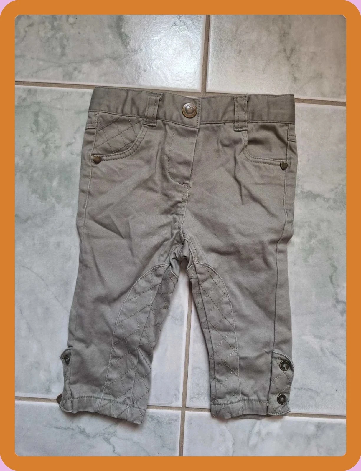 Pantalon tape a l'œil 6 mois 68cm